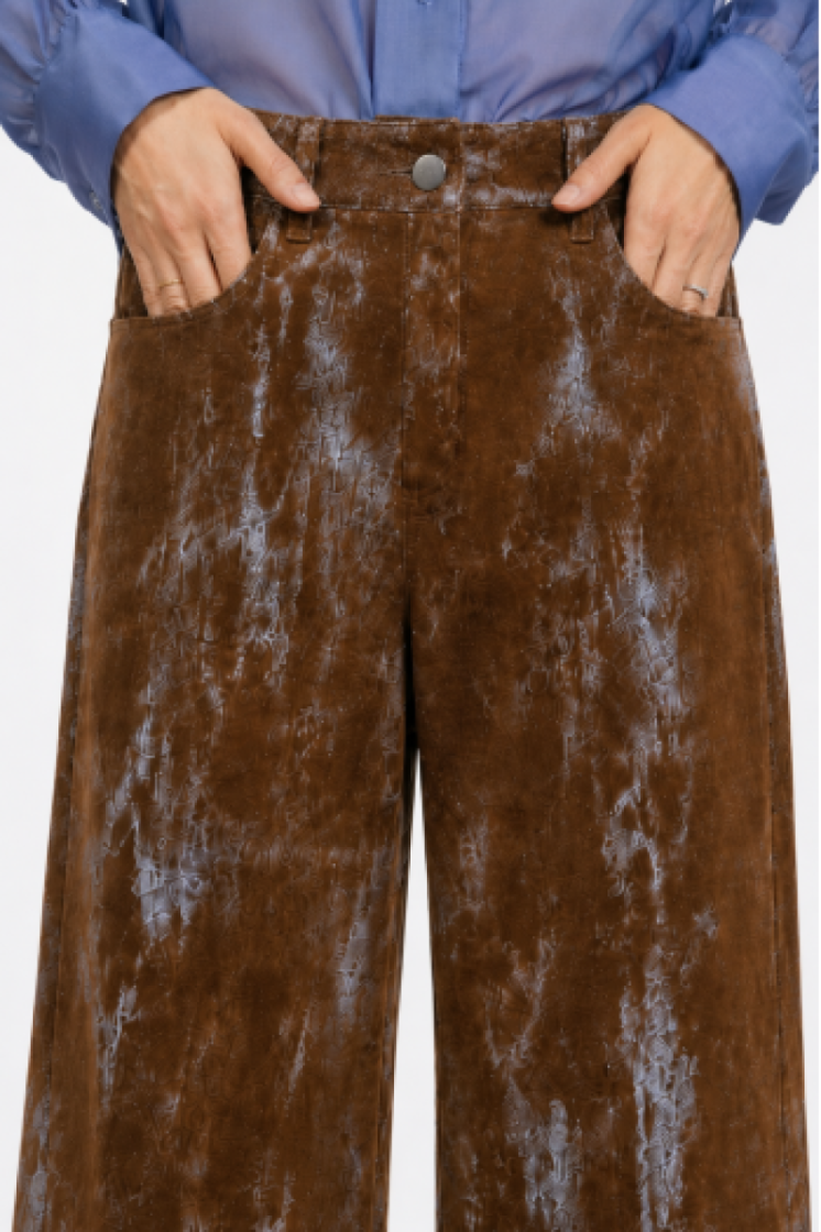PANTALON SWIGGY VELOUR BROWN