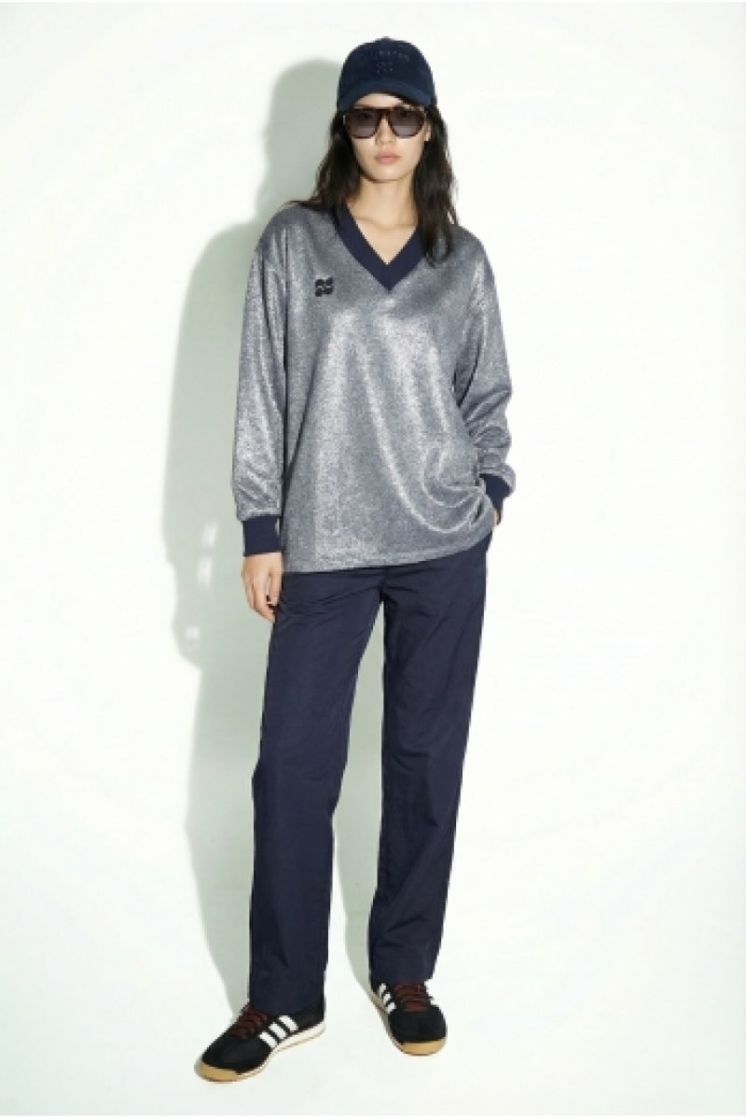 SWEAT KRAVITZ LUREX  GREY